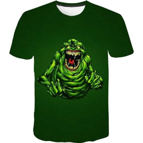 Kid Oversized t shirt fashion Movie Ghostbuster T shirt O NECK short sleeved Summer shirt Hip Hop clothes for teens boy girl top