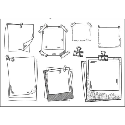 KLJUYP Clear Stamps Scrapbook Paper Craft Clear stamp scrapbooking 05262