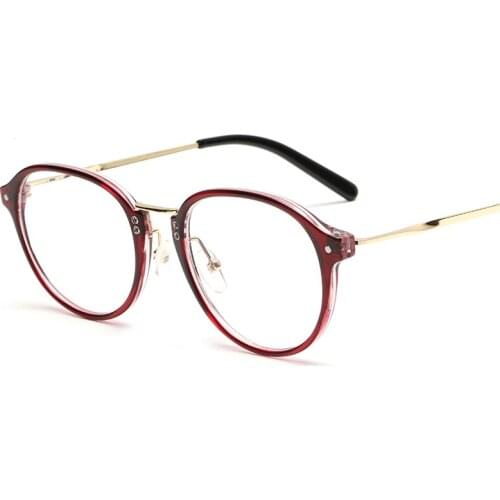 Laura Fairy Round Vintage Optical Transparent Glasses Frames Female Frame Eyeglasses Frame oculos de grau feminino armacao