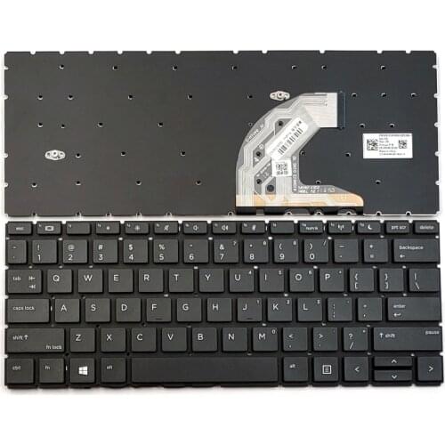 New For HP ProBook 430 G6 435 G6 Series Laptop Keyboard US Black Without Frame