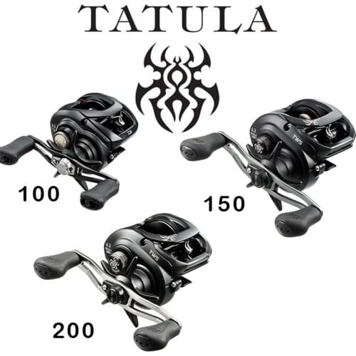 Original 2019 DAIWA TATULA 100 150 200 Low Profile Baitcasting Fishing Reel 7BB + 1RB
