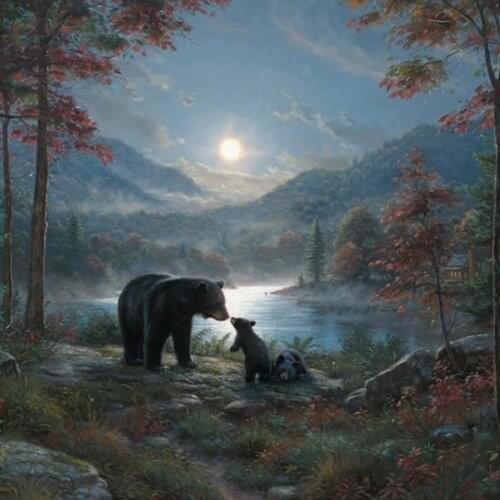 Full Square Diamond Embroidered Scenery 5D DIY diamond painting landscape Kit Mosaic Rhinestone Cross stitch decorative