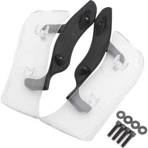 Motorcycle Clear Adjustable Side Wings Wind Air Deflector Upper Fairing Accents For Harley Road GlideSpecial FLTRXS 2015-2020