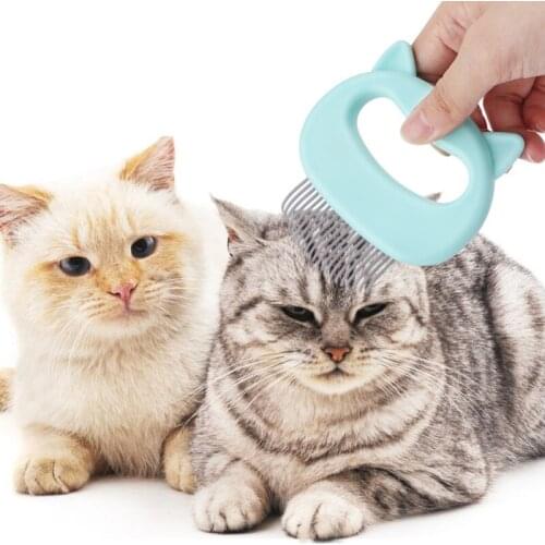 Dog Cat Combs Hair Remover Brush Pet Grooming Tools Dog Massage Comb Brush Remove Loose Hairs Pet Cat Supplies