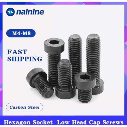 DIN7984 [M4 M5 M6 M8] 12.9 Level Hexagon Socket Head Cap Screws With Low Head B014