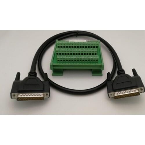 DB44F-TB terminal board, B2 servo terminal board, with 1 meter wire