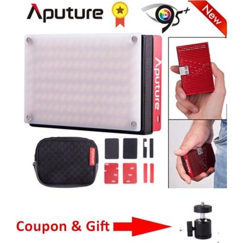 Aputure AL-MX LED Video Color Temperature 2800-6500k TLCI/CRI 95+ on-camera fill light Pocket sized Tiny LED Lighting