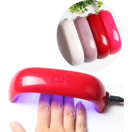 Mini USB 9W 3 LED UV Nail Dryer Curing Lamp Machine Gel Nail Polish Powerful UV Lamp Polish Light Nails Facial Tools Fast Dry
