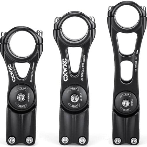 Bike Handlebar Stem Adjustable Angle Bicycle MTB Fork Stem Adapter Aluminum Alloy Bike Stem For Cycling Bike Accessories