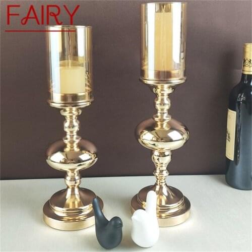 FAIRY Candle Table Lamp Gold Contemporary Luxury Retro Decoration Light For Home