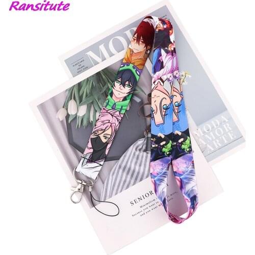 Ransitute R2176 High Quality Anime Key Chain Lanyard Gifts For Child Students Friends Phone USB Badge Holder Necklace