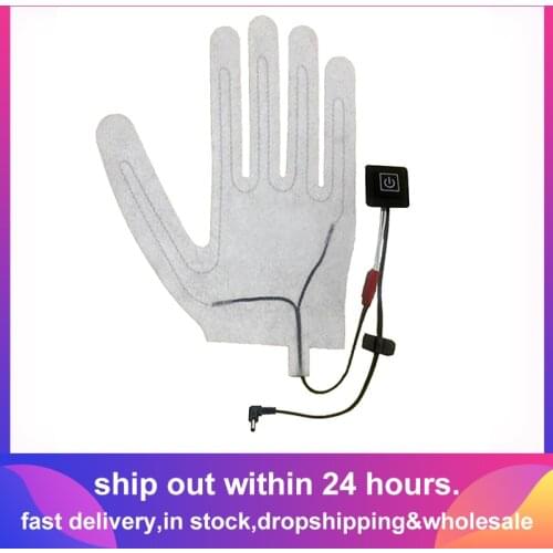 2pcs/set Glove Heating Pad Usb Heating Heater Portable Washable Durable Electric Sheet Thermal Mitts Three-level Temperature