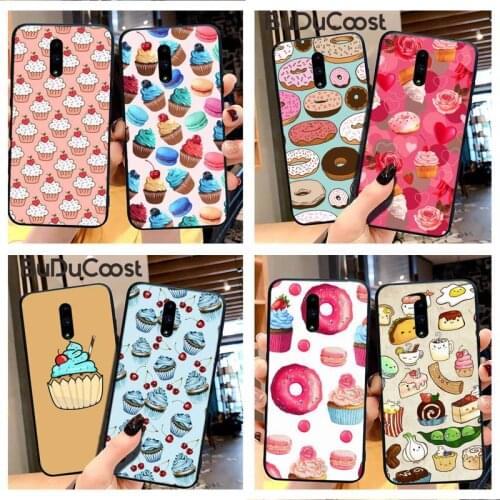 Riccu Cup cake Donuts Dessert Phone Case For Redmi Note 8 8A 7 6 6A 5 5A 4 4X 4A Go Pro Plus Prime