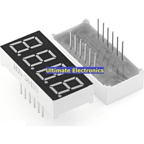 10pcs 0.36 inch red high light 1 bit 2bit 3bit 4bit common cathode digital tube