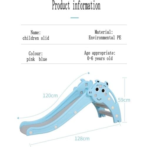 Childrens Slide Extended and Thickened Slide Indoor Household Small Toy Slide Kindergarten Playground, Childrens Slide