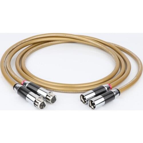 HI-End 5C Copper HIFI XLR Cable Pure OCC HIFI Dual XLR Male to Female Interconnect Cable