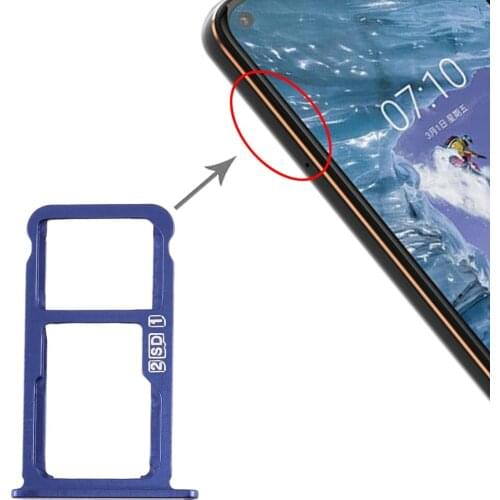 SIM Card Tray + SIM Card Tray / Micro SD Card Tray for Nokia X7 / 8.1 / 7.1 Plus / TA-1131