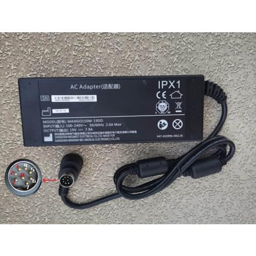 Best NEW adapter for mindray MANGO150M-19DD 19V 7.9A adaptor 8Pin
