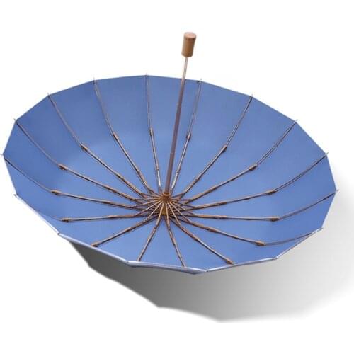 16 Ribs Pocket Mini Umbrella Titanium Silver Anti UV Sun Rain 3 Folding Umbrellas for Women Men Super Sunscreen UPF50+ Gifts