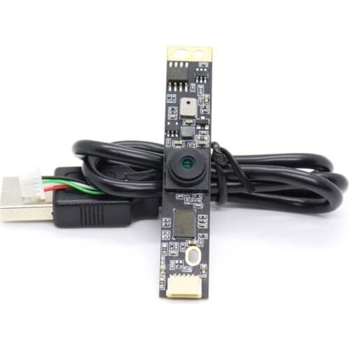 2 Million Pixels HM2057 Chip Camera Module PCB Wide Angle Lens Easy Install Drive Free Built-in Microphone Accessories USB