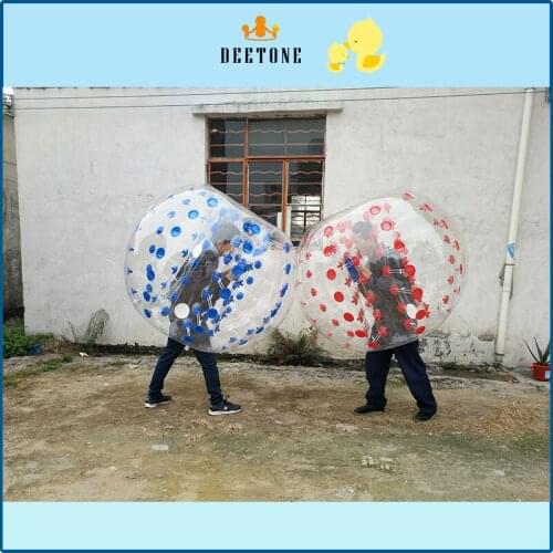 2019 best selling crazy Inflatable belly bump ball, cheap crazy ball toy bumper ball