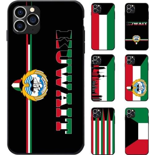 For Samsung A20 50 70 M20 30 S7 S8 S9 S10 LITE Edge PLUS NOTE Kuwait National Flag Coat Of Arms Theme Soft TPU Phone Cases
