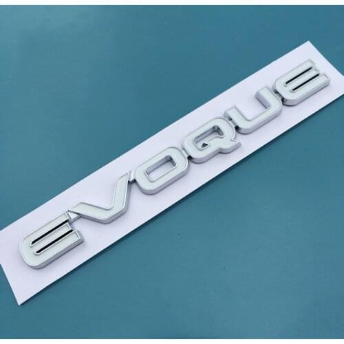 Trunk Sticker Black Yellow Red White Letters Emblem Badge for Land Wind X7 Car Styling Refitting for Chery Range Rover EVOQUE