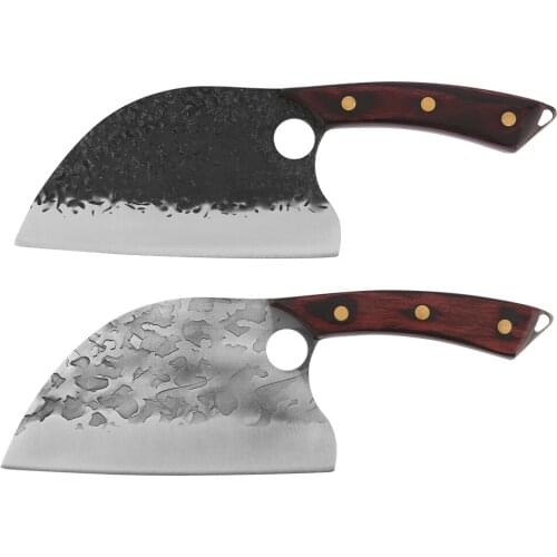 7'' Inch Nakri Knife Kitchen Slicing knife High Carban Steel Meat Slaughtering Cleaver Fish Filleting knife Cooking Accessories