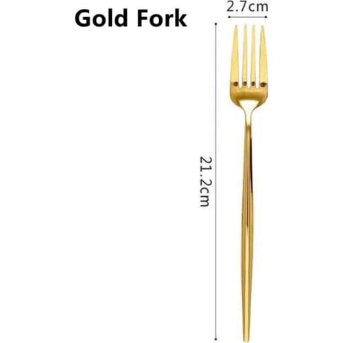 Silver/Gold One Piece of Knife/Spoon/Fork 304 Stainless Steel Knife Fork Spoon Dishwasher Safe Cutlery Nordic Style Cutlery