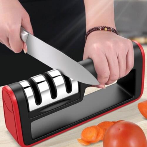 Professional Knife Sharpener diamond Quick Professional 3 Stages Sharpener Knife sharpening Tools Sharpening Stone kitchen