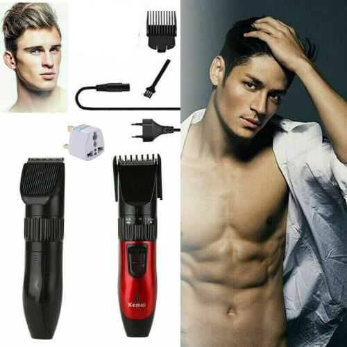 Professional Hair Clippers KEMEI Mens Basic Barber Set Mains Trimmer Shaver NEW