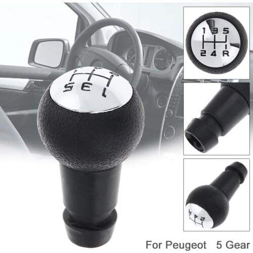 5 Speed ABS Manual Transmission Gear Shift Handball Knob for Peugeot 106 107 205 206 306 406 307 308 / Citroen Picasso C1 C2 C4