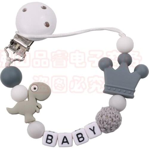 Baby pacifier clip chain Teether anti-drop chain Pacifier chain