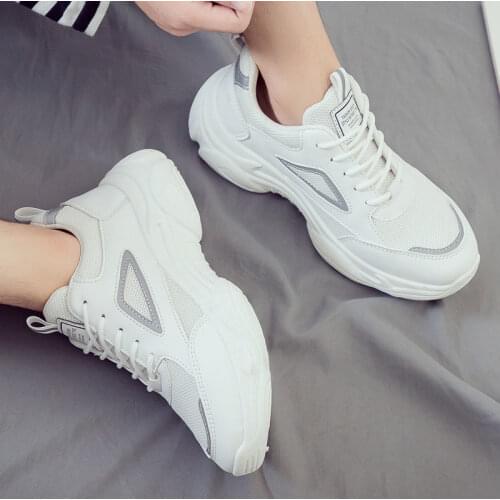 Korean version luminous ins small white shoes men casual all-match sports board shoes canvas tide shoes heighten mens shoes