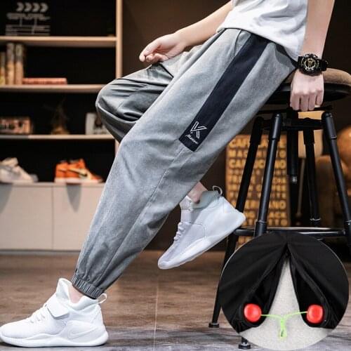 Outdoor Sex Pants For Men Autumn Winter High Waist Casual Fashion Hip Hop Sexy Open Croch Double Zippers Exotic Sexy Clothes