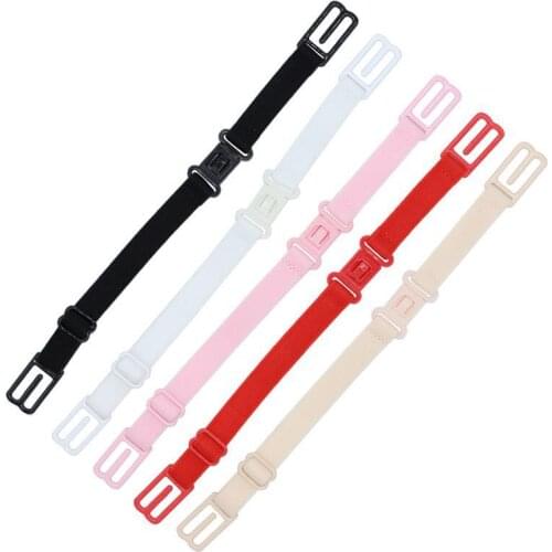 1PC Women Non Slip Back Clip Elastic Adjustable Bra Strap Holder Buckle Detachable Skid-proof Buckle Female Shoulder Straps