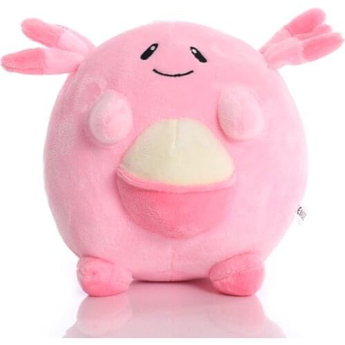 16cm TAKARA TOMY Pokemon Chansey Plush Toys Doll Anime Clefairy Soft Stuffed Peluches Doll Gifts for Children Kids