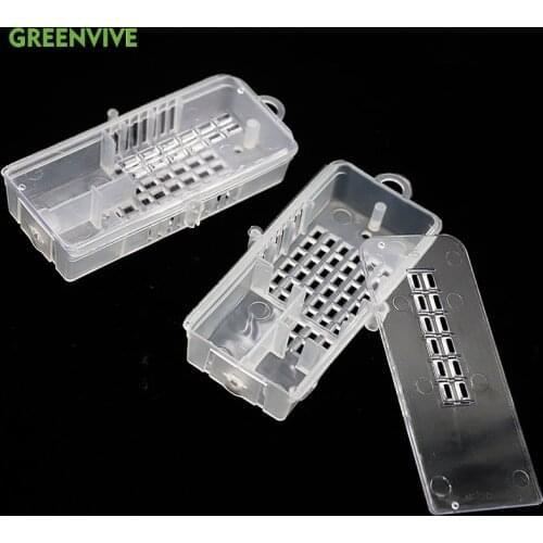 5 Pcs Bee Tools Bee Transport Cages Beekeeping Equipment Queen House Beehive White transparent Queen Bee Cage