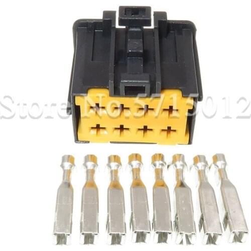 8 Hole Automotive Anti-theft Window Lifter Harness Socket For Peugeot Citroen 0989061011