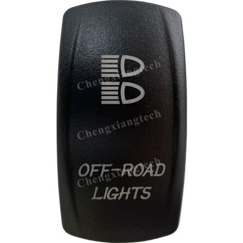 Car Boat Truck Backlit Swtich Cap- Laser Engraving - Off Road Lights -for Led Carling Arb Narva 4x4 RV Rocker Switch, Cover Only