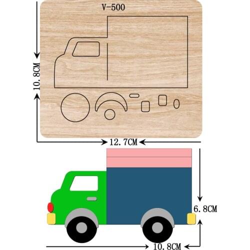DIY New car wooden dies cutting dies for scrapbooking /Multiple sizes /V-500