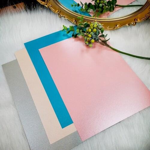 Panalisacraft A4 double-sided pearl effect paper shiny Card Pack 250GSM Paper pad Craft Paper Card Paper Card making paper