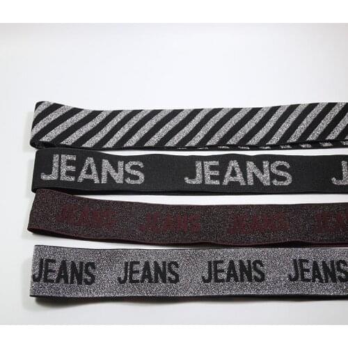 Gold wire Elastic Bands 37~44MM Elastic Ribbon Clothing Bags Trousers Elastic Rubber DIY Sewing Accessories rubber band