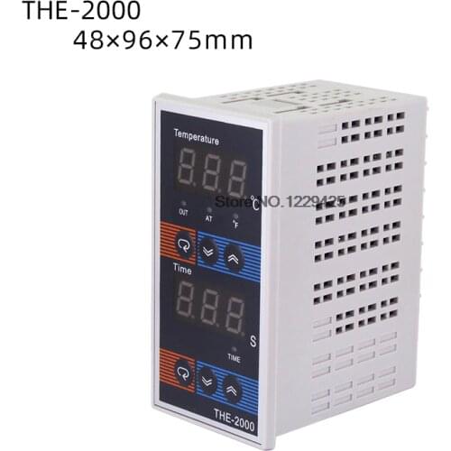 Intelligent Time and Temperature Integrated Control THE-2000 PID Regulator Temperature Controller
