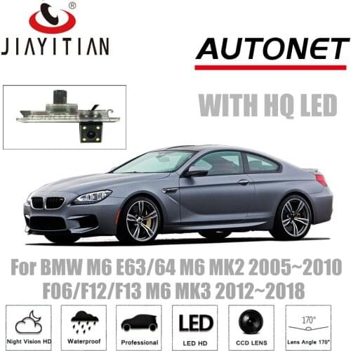 JIAYITIAN Rear View Camera For BMW M6 E63/64 M6 MK2 F06/F12/F13 M6 MK3 CCD/Night Vision/Reverse Camera License plate camera