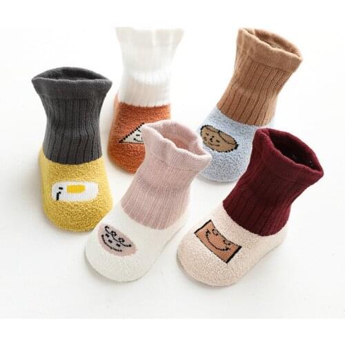 Lawadka Newborn Baby Girls Socks Cotton Baby Boy Winter Socks Anti Slip Floor Infant Socks for girls New born Cheap Stuff 2020