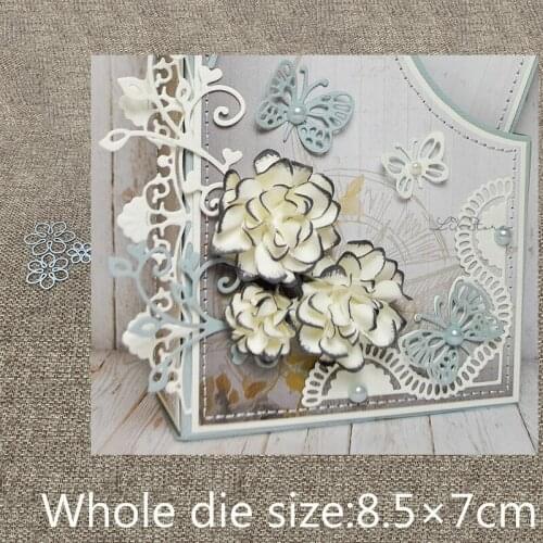 XLDesign Craft Metal Cutting Dies cut dies 3pcs flowers decoration scrapbook Album Paper Card Craft Embossing die cuts