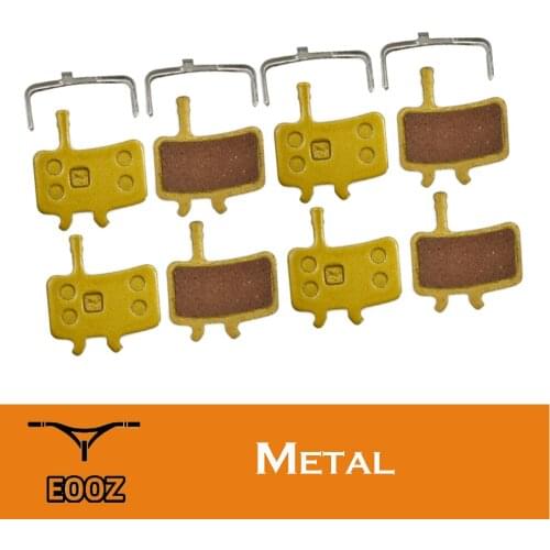 4 Pairs Metal Metallic Bicycle Brake Pads for Sram Avid BB7 Mechanical disc brake Juicy 3 5 7 Hydraulic Brake