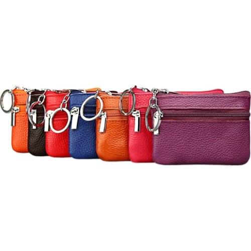 Women Men Coin Purse Men Small Bag Wallet Change Purses Zipper Money Bags Children Mini Wallets Leather Key Holder