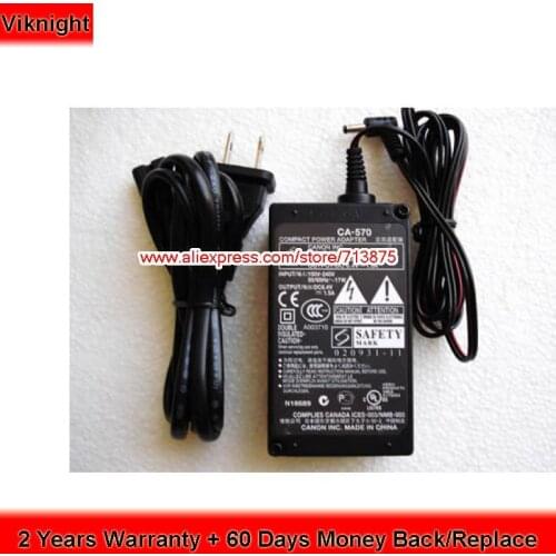 Genuine CA-570 8.4V 1.5A Compact Power Adapter for CANON HFM40 HFM307 HFM400 FV300 FV400